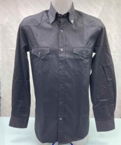 Paul Martin Çift Cepli Siyah Gömlek